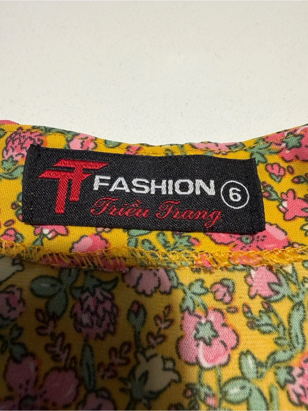 Cute Floral Pajama Set Women's S Yellow Pink Ruffle Pockets Lounge Sleepwear